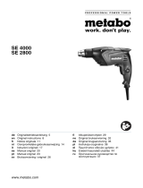 Metabo SE 2800 Инструкция по эксплуатации