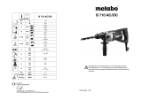 Metabo B 710 AC/DC Инструкция по эксплуатации
