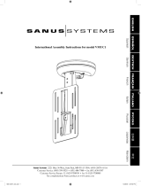 Sanus VMUC1 Инструкция по установке