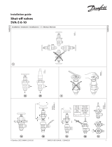 Danfoss Shut-off valves SVA-S 6-10 Инструкция по установке