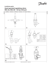 Danfoss REG-SA and REG-SB 10-65 - 65bar (942 psi) Инструкция по установке