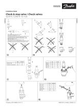 Danfoss Check & stop valve and Check valves SCA-X and CHV-X 15-125 Инструкция по установке