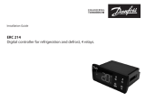 Danfoss ERC 214 Digital controller for refrigeration and defrost, 4 relay Инструкция по установке
