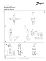 Danfoss Regulating Valves, REG-SA and REG-SB 10-65 Инструкция по установке