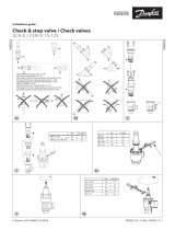 Danfoss Check & stop valve and Check valves SCA-X and CHV-X 15-125 Инструкция по установке