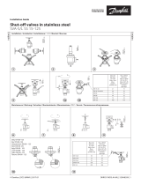 Danfoss Stop valves in stainless steel SVA-S/L SS 15-125 Инструкция по установке