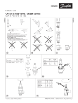 Danfoss Check & stop valve and Check valves SCA-X and CHV-X 15-125 Инструкция по установке