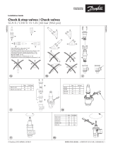 Danfoss Check & stop valves and Check valves SCA-X and CHV-X 15-125 (65 bar) Инструкция по установке