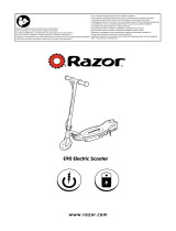 Razor E90 Accelerator Electric Scooter Руководство пользователя