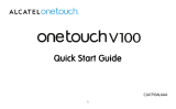Alcatel OneTouch V100 Инструкция по началу работы