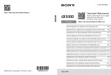 Sony α 6100 Инструкция по началу работы