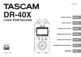 Tascam DR 40X Инструкция по применению