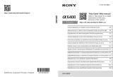 Sony ILCE 6400 Руководство пользователя