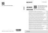 Sony Série ILCE 6600 Руководство пользователя