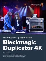 Blackmagic Duplicator 4K Руководство пользователя