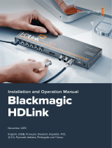Blackmagic HDLink  Руководство пользователя