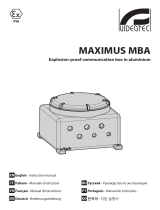 Videotec MAXIMUS MBA Руководство пользователя