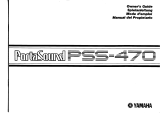 Yamaha PortaSound PSS-470 Инструкция по применению