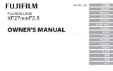 Fujifilm XF27mm f/2.8 Руководство пользователя