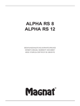 Magnat Audio Alpha RS 8 Инструкция по применению