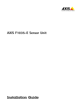 Axis F1035-E Руководство пользователя