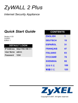 ZyXEL Communications ZYWALL 2 PLUS START V4.03 Инструкция по началу работы