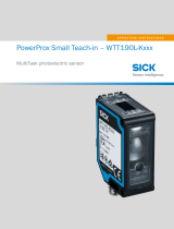 SICK PowerProx Small Teach-in - WTT190L-Kxxx Инструкция по эксплуатации