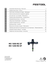 Festool MX 1000 RE EF HS2 Инструкция по эксплуатации