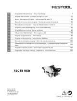 Festool TSC 55 Li 5,2 REBI-Plus/XL-SCA Руководство пользователя