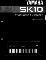 Yamaha Symphonic Ensemble SK10 Инструкция по применению