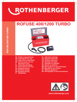 Rothenberger Electro-fusion welding unit ROFUSE TURBO 1200 Руководство пользователя