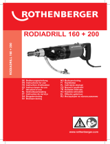 Rothenberger RODIADRILL 200 Руководство пользователя
