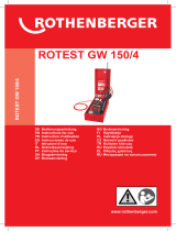 Rothenberger Leakage testing device ROTEST GW Руководство пользователя