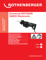 Rothenberger Universal ROTIGER VARIO Electronic Руководство пользователя