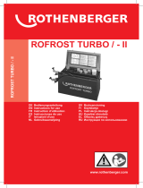 Rothenberger Pipe freezing system ROFROST Turbo 1.1/4" Руководство пользователя