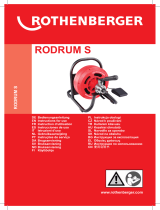 Rothenberger Drum machine RODRUM S Руководство пользователя