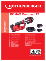Rothenberger Press machine ROMAX Compact Twin Turbo press jaw set Руководство пользователя