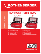 Rothenberger Pipe freezing system ROFROST TURBO R290 1.1/4" set Руководство пользователя