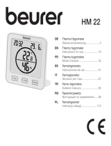 Beurer HM 22 Thermo Hygrometer Инструкция по применению