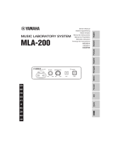 Yamaha MLA-200 Music Laboratory System Инструкция по применению