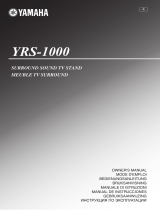 Yamaha yrs 1000 Инструкция по применению
