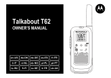 Motorola Talkabout T62 Руководство пользователя