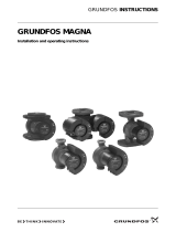 Grundfos MAGNA 25-40 Installation And Operating Instructions Manual