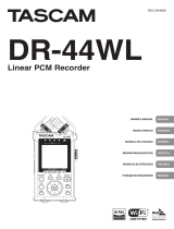 Tascam DR-44WL Инструкция по применению