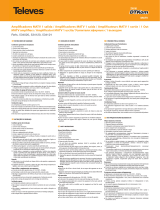 Televes DTKom broadband multiband amplifier Техническая спецификация