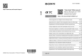 Sony Série ILCE 7C Руководство пользователя
