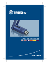 Trendnet TBW-104UB Quick Installation Guide