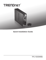 Trendnet RB-TFC-1000MSC Quick Installation Guide