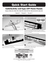 Tripp Lite UTP Patch Panels Инструкция по установке