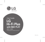 LG AFD-1200 Руководство пользователя